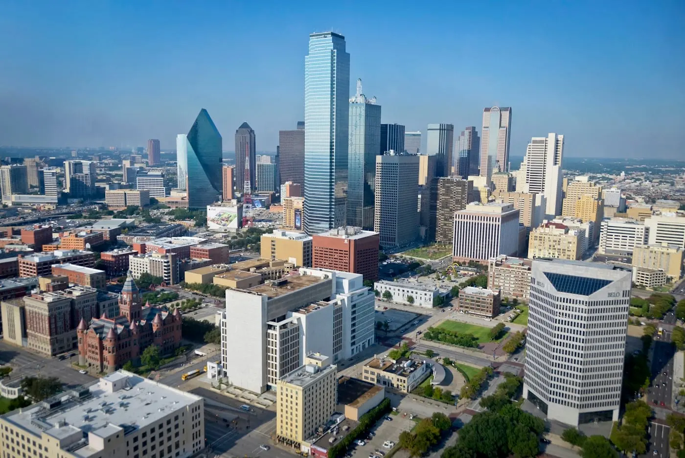 The Dallas, Texas skyline, where EthosTek is headquartered